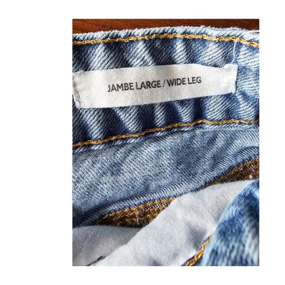 Dynamite Denim Heidi Jeans Jamba Large Wide Leg, Distressed, Sz 8/29 - Picture 8 of 11